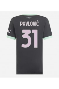 AC Milan Strahinja Pavlovic #31 Fotballdrakt Tredje Klær Dame 2024-25 Korte ermer